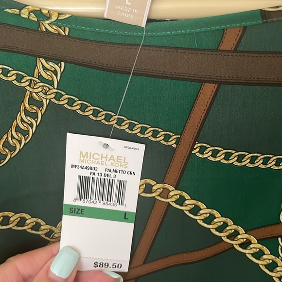 Michael Kors top LARGE NWT - Picture 3 of 4